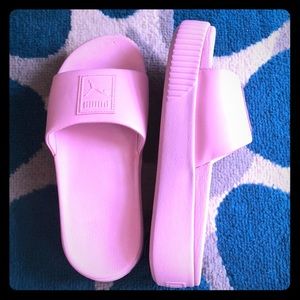 PUMA platform slide sandals PINK US Sz 6.5